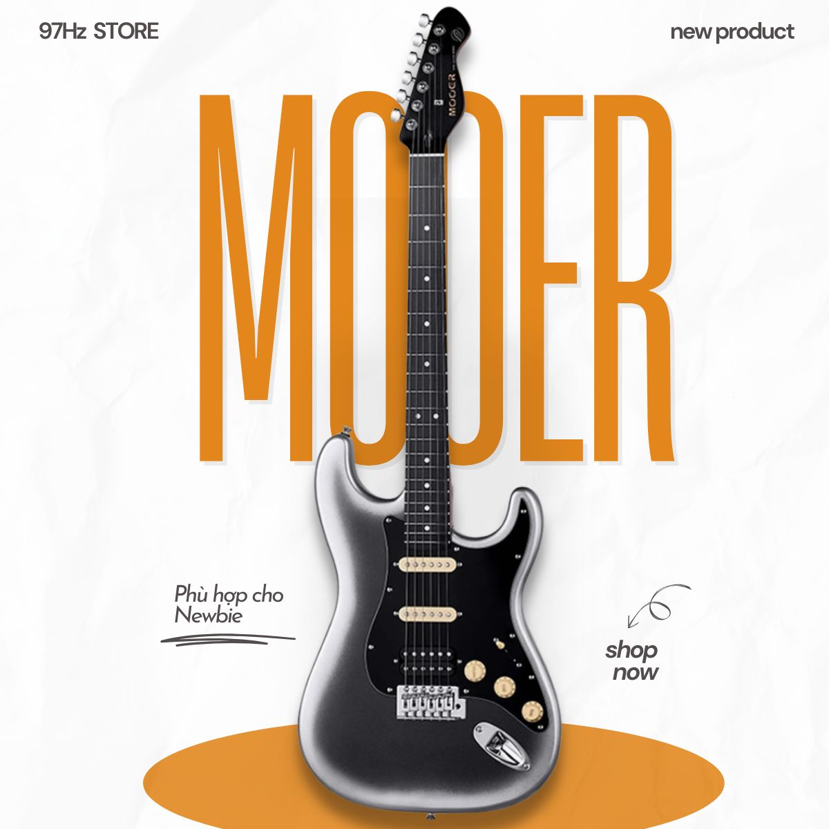 Đàn Guitar Điện Mooer Msc10Pro HSS, SUNBURST