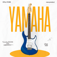 Đàn Guitar Điện Yamaha PAC012 HSS, Rosewood Fingerboard