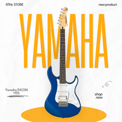 Đàn Guitar Điện Yamaha PAC012 HSS, Rosewood Fingerboard