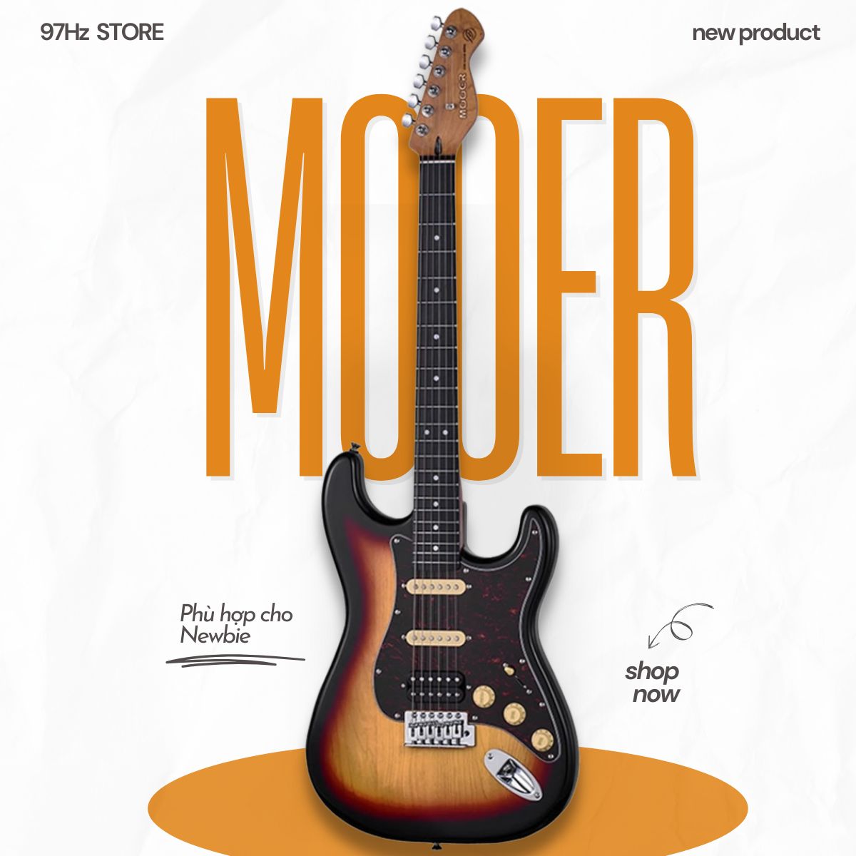 Đàn Guitar Điện Mooer Msc10Pro HSS, BLUE