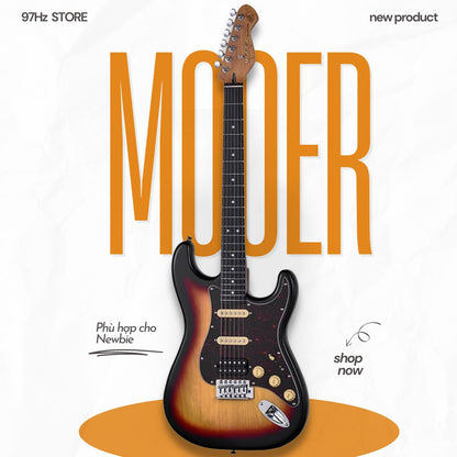 Đàn Guitar Điện Mooer Msc10Pro HSS, BLUE
