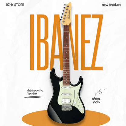 Đàn Guitar Điện Ibanez Azes40 HSS, PINK