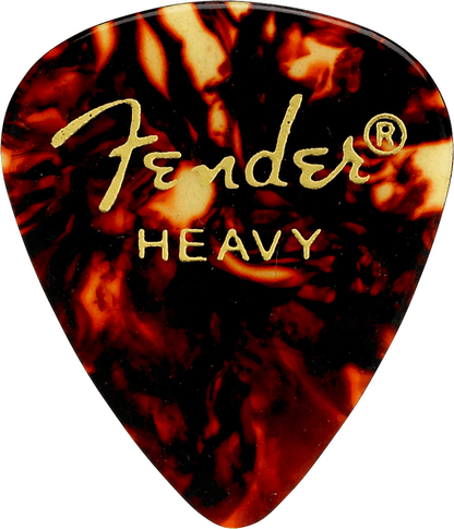 Pick Fender 351 Celluloid Tortoise Shell Heavy - 97Hz Studio