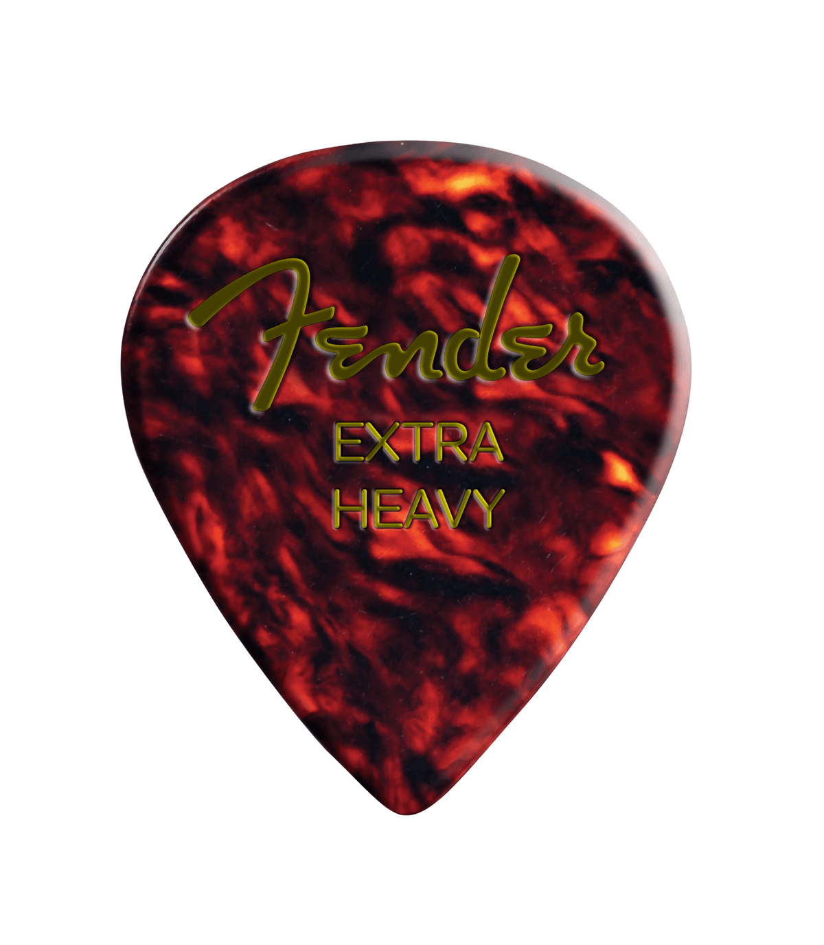 Pick Fender 551 Celluloid Tortoise Shell Extra Heavy - 97Hz Studio