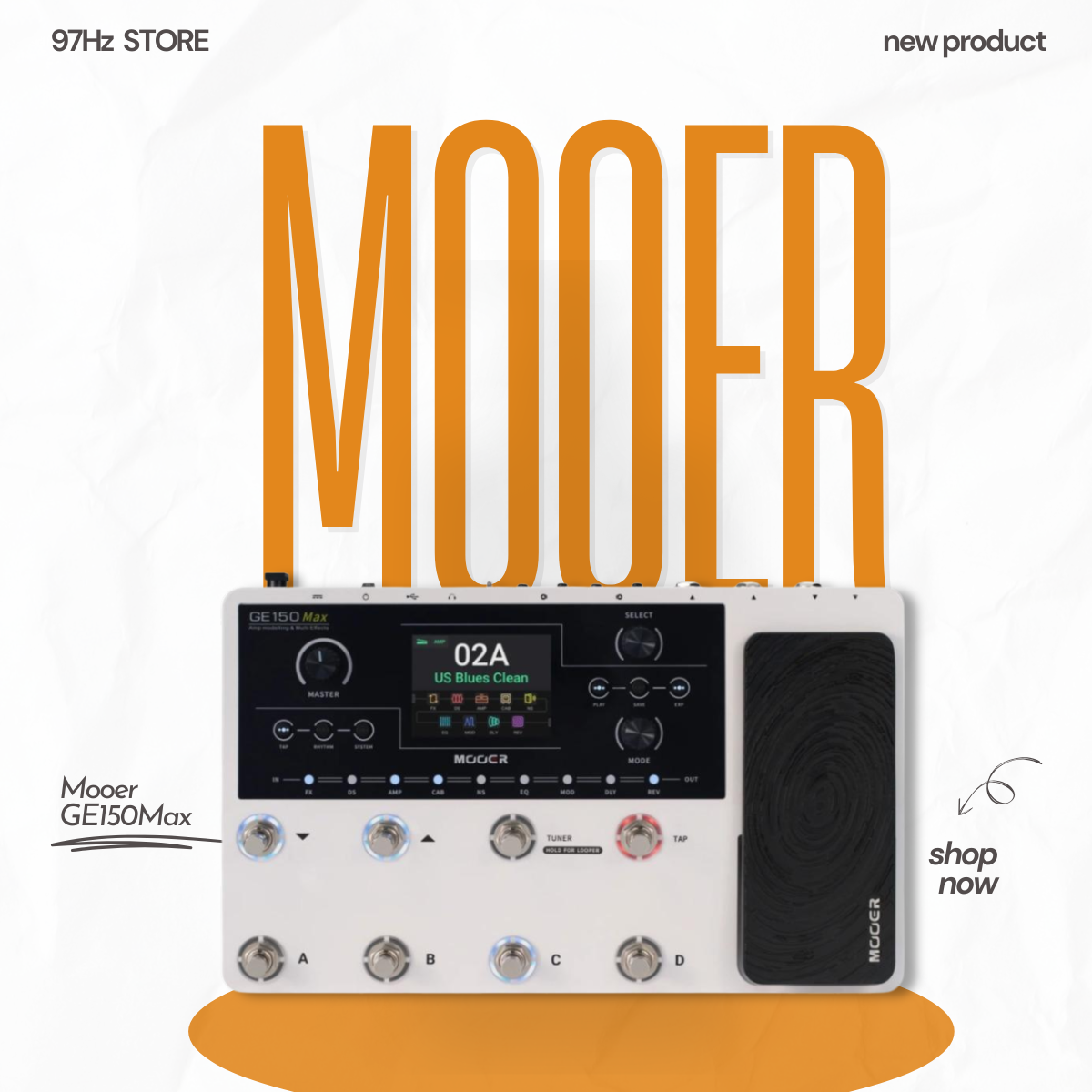 Phơ Multi Effect Pedal Mooer GE-150 Max Li