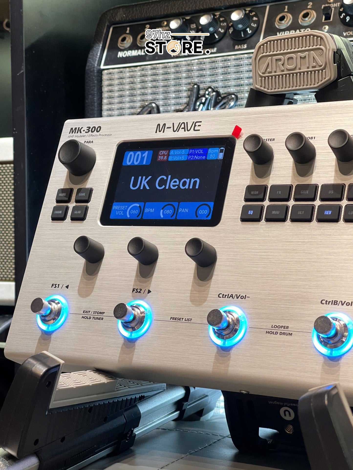 Phơ Mvave MK300 Multi-effect Pedal SILVER