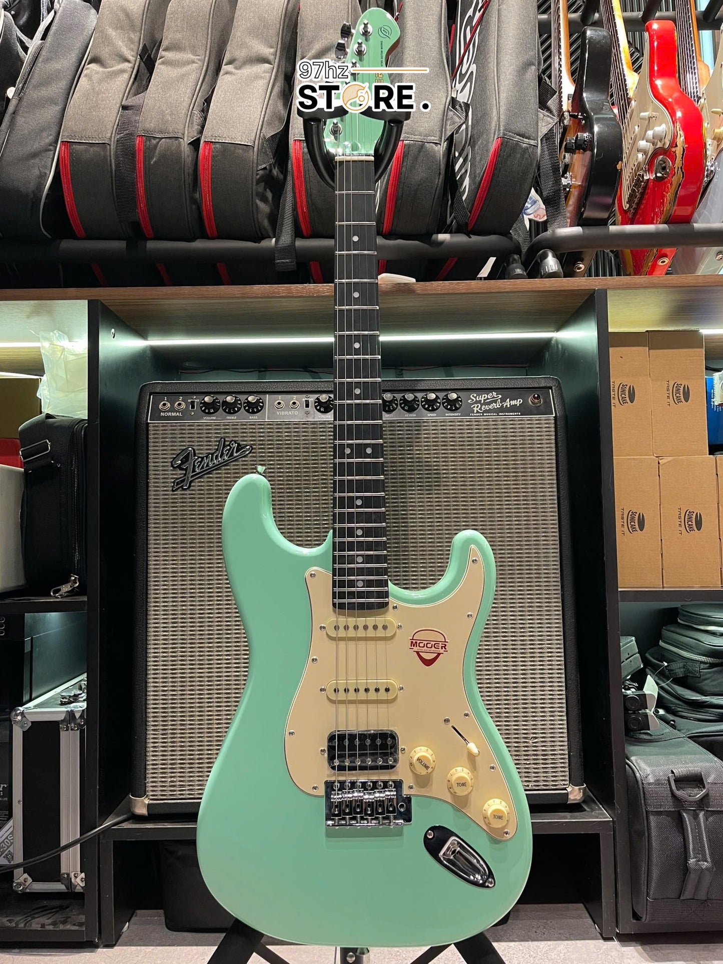Đàn Guitar Điện Mooer Msc10Pro HSS, GREEN