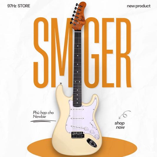 Đàn Guitar Điện Smiger LG1M, YELLOW