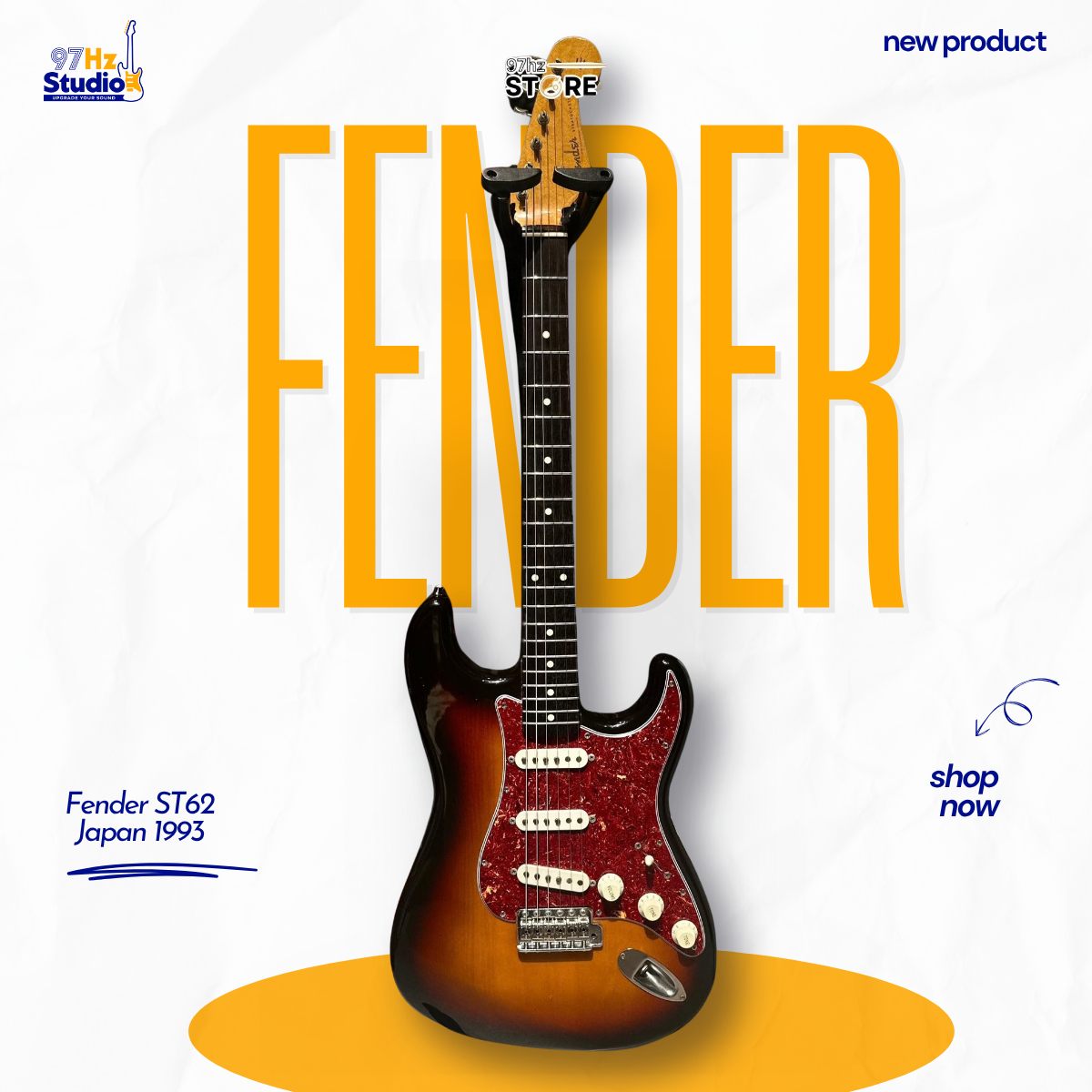 Fender ST62 Japan 1993 - 97Hz Studio