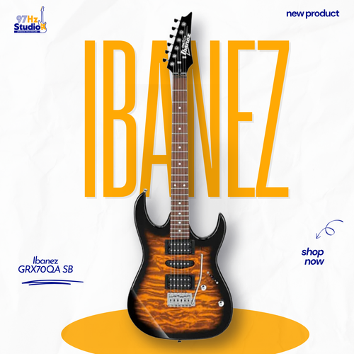 Ibanez Gio GRX70QA HSH Sunburst