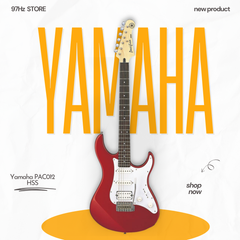 Đàn Guitar Điện Yamaha PAC012 HSS, Rosewood Fingerboard