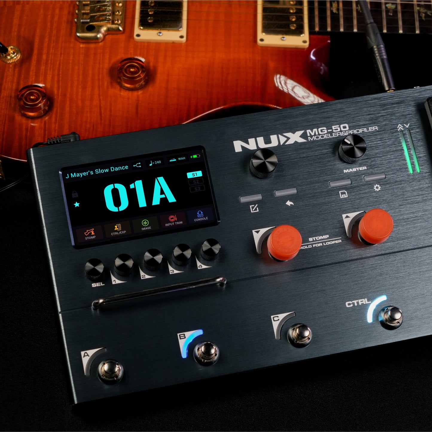Phơ Multi-Effects Pedal Guitar Nux MG-50Li