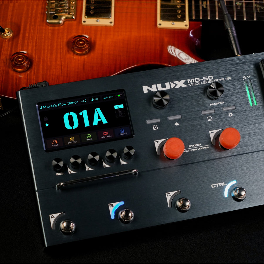 Phơ Multi-Effects Pedal Guitar Nux MG-50Li