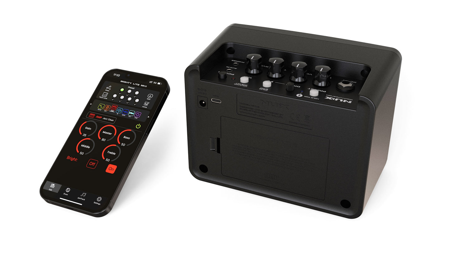 Loa Guitar Amplifier Nux Mighty Lite BT MKII Smart Mini Amp