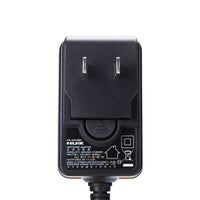 Nhãn thông số adapter NUX ACD-006A đầu vào 100-240V đầu ra 9V 0.5A