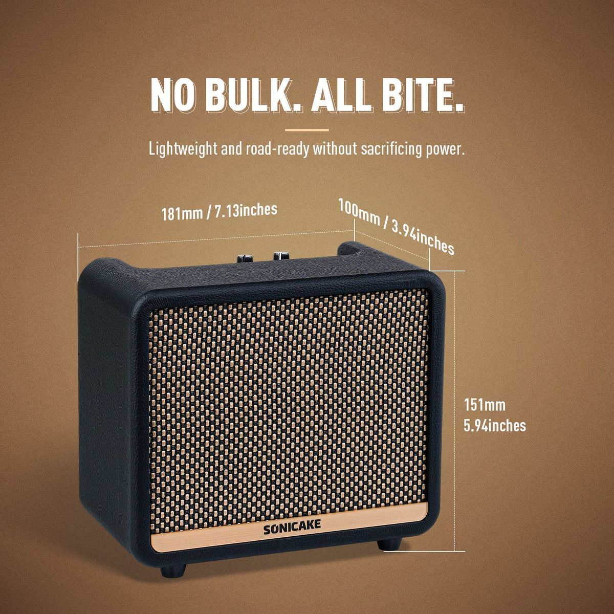 Sonicake Ampcube QAM-20 nhỏ gọn, nhẹ 1.4kg