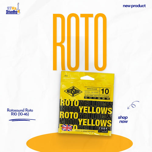 Dây guitar điện Rotosound Roto R10 Yellows 10-46 nickel