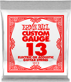 Dây lẻ Ernie Ball Plain Steel .013 - 97Hz Studio