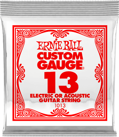 Dây lẻ Ernie Ball Plain Steel .013 - 97Hz Studio