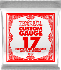 Dây lẻ Ernie Ball Plain Steel .017 - 97Hz Studio