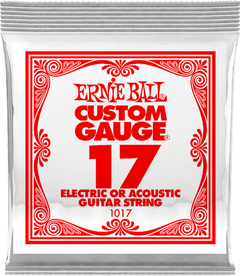 Dây lẻ Ernie Ball Plain Steel .017 - 97Hz Studio