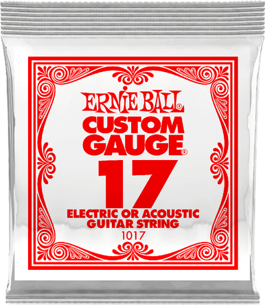 Dây lẻ Ernie Ball Plain Steel .017 - 97Hz Studio