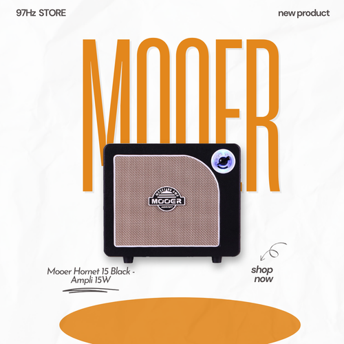 Mooer Hornet 15 Black ampli guitar 15W
