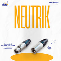 Giắc Canon XLR Neutrik NC3FXX cái và NC3MXX đực làm dây micro