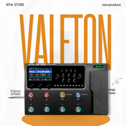 Phơ Multi-Effects Pedal Guitar Valeton GP-200 BLACK