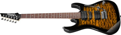 Ibanez GRX70QA Sunburst - toàn thân mặt trước