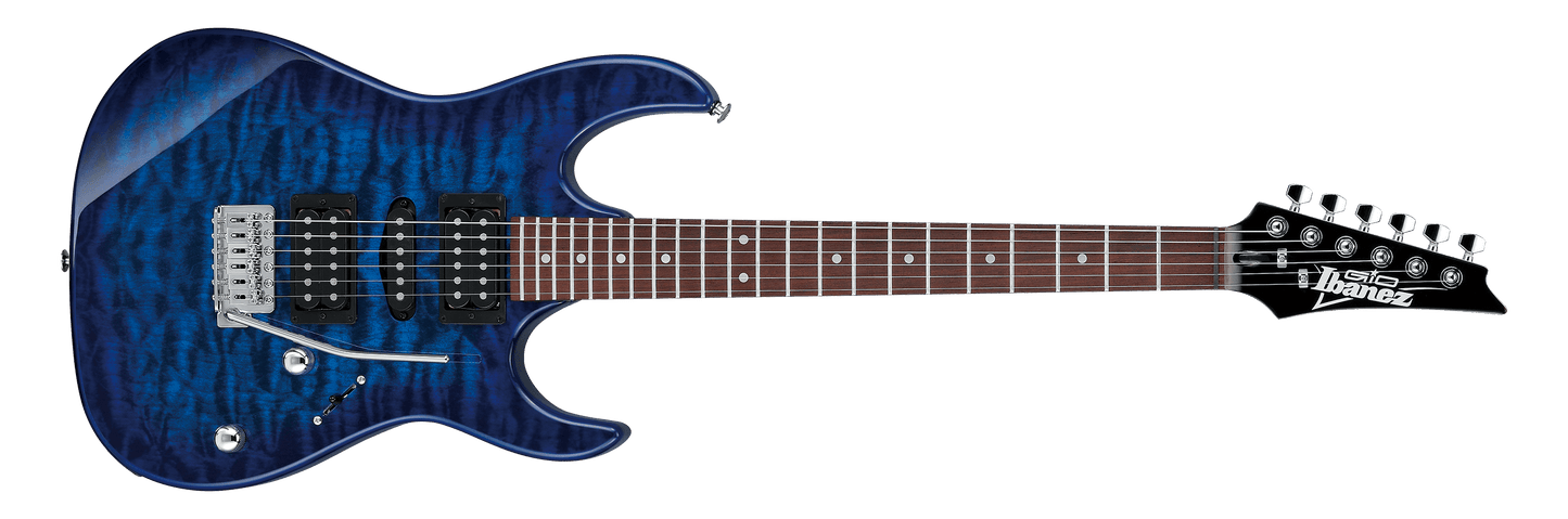 Ibanez GRX70QA Transparent Blue Burst