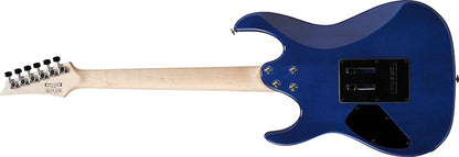 Ibanez GRX70QA Transparent Blue Burst - toàn thân mặt sau