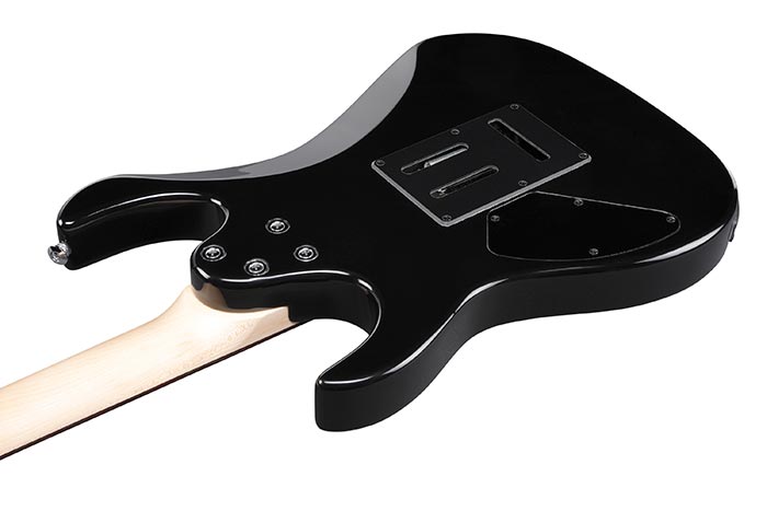 Ibanez GRX70QA Transparent Black Sunburst - mặt sau