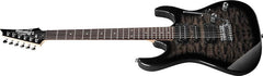 Ibanez GRX70QA Transparent Black Sunburst - toàn thân mặt trước