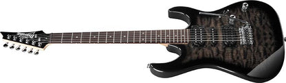 Ibanez GRX70QA Transparent Black Sunburst - toàn thân mặt trước