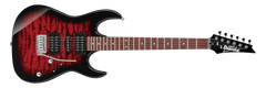Ibanez GRX70QA Transparent Red Burst