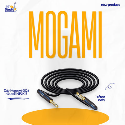 Dây guitar Mogami 2524 jack Neutrik NP2X-B làm sẵn