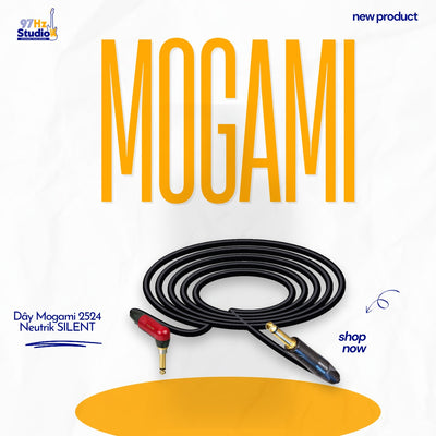 Dây guitar Mogami 2524 jack Neutrik Silent chống bụp và NP2X-B làm sẵn